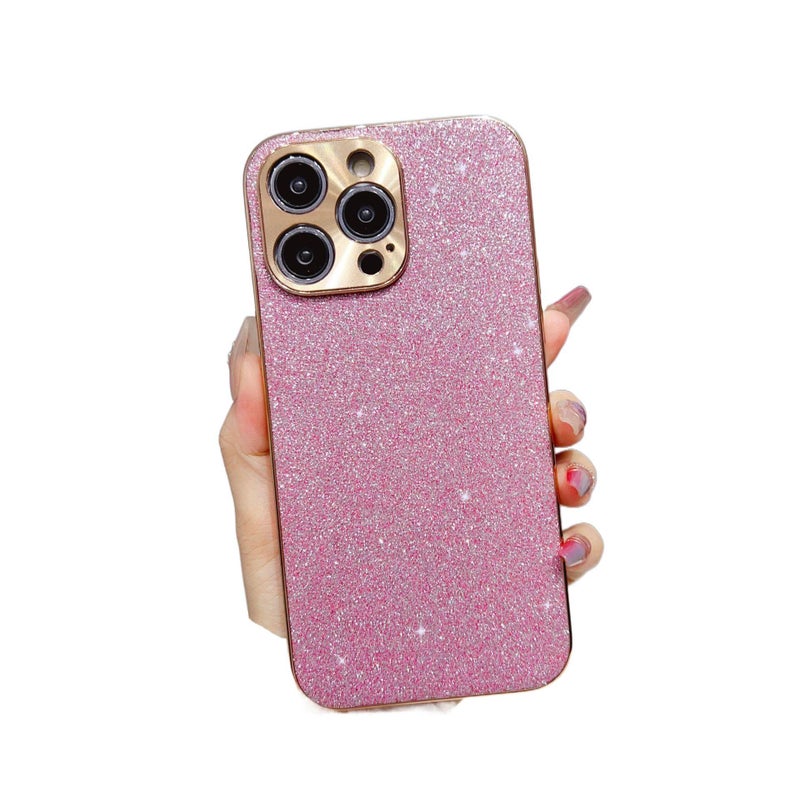 Shockproof iPhone 16 TPU , + PC Electroplated Diamond Sparkle , Cover for 16 Plus 16 Pro 16 Pro Max for Outdoor Use - Image 1