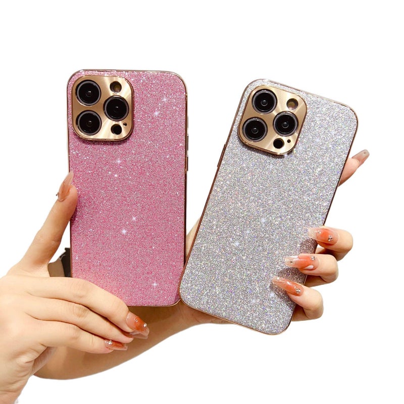 Shockproof iPhone 16 TPU , + PC Electroplated Diamond Sparkle , Cover for 16 Plus 16 Pro 16 Pro Max for Outdoor Use - Image 4