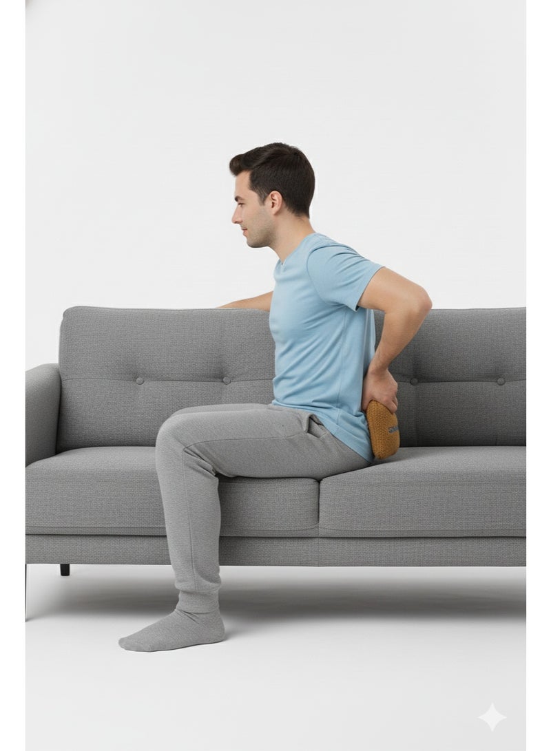  جرانزيا قربة مية سخنة جرانزيا بغطا قطيفة عملي جدًا للرجالة مثالية لتخفيف وجع الضهر والشد العضلي بعد الشغل أو التمرين - Image 3