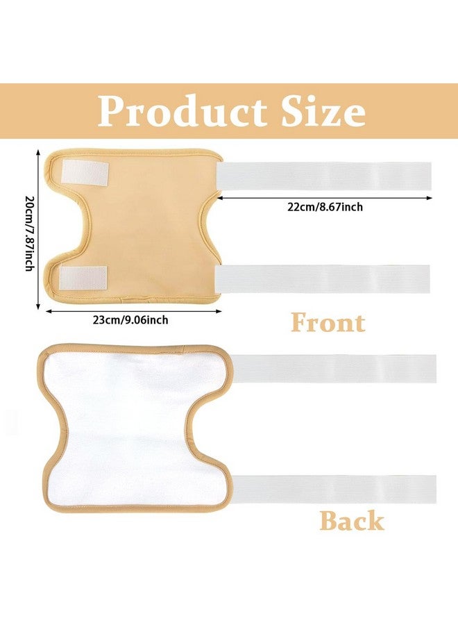 Hannea ® 2 Pack Castor Oil Pack Wrap, Castor Oil Wrap For Knee Elbow Arm & Thigh, Reusable And Adjustable Reusable Castor Oil Pack Kits Knee Brace Compress Pad Joint Pain Relief - Image 2