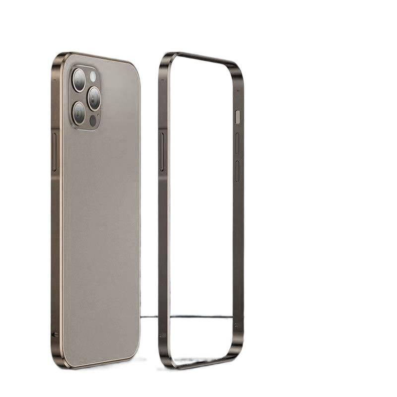 غطاء واقي، تبديد الحرارة، لـ iPhone 14 / 14 Plus / 14 Pro / 14 Pro Max، Gold Metal، إطار معدني باللون الذهبي للاستخدام اليومي للاستخدام المنزلي للحمل اليومي - Image 1