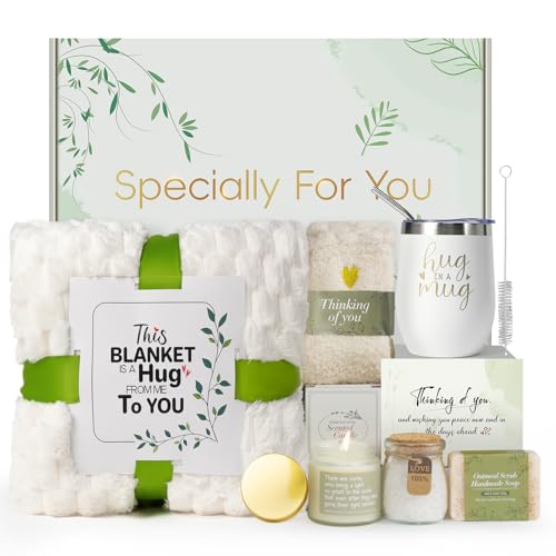 Fyroax Sympathy Gifts Baskets for Loss of Loved One, Bereavement Gifts Care Package for Women Grieving, Condolences Gift Basket for Mom/Dad/Husband, Sorry for Your Loss - Image 1