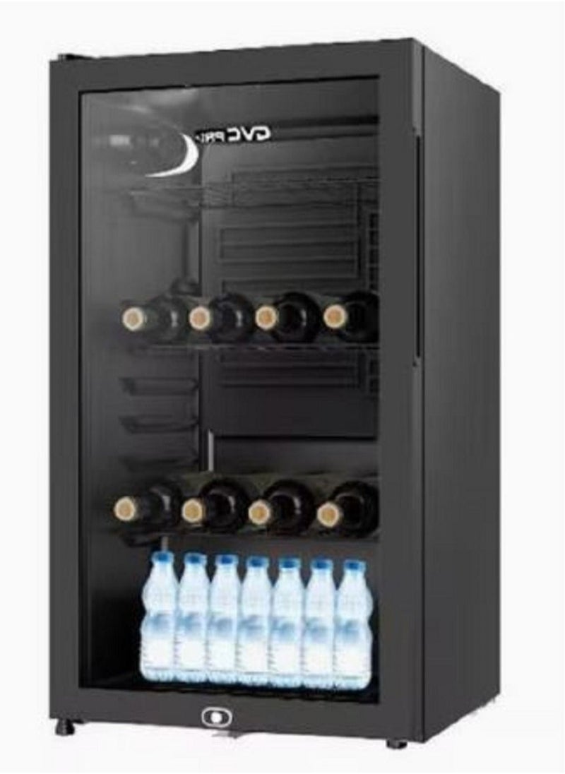 gvc pro - Mini Refrigerator With Glass Door 70 L 2000 W GVRG-125 Black - Image 1