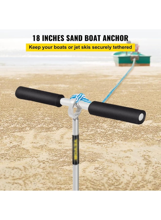 Generic Sand Anchor, Auger to The Beach and Sandbar, 316 Stainless Steel Screw Anchor w/Removable Handle, Bungee Line & Carry Bag, for Jet Ski PWC Pontoon Kayak  - Image 3