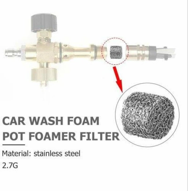EPITECH MART Stainless Steel Pressure Car Washer Foam Lance Mesh Filter Replacem - Image 2