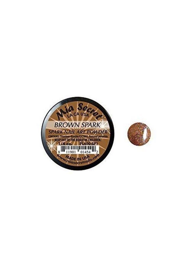 MIA SECRET Professional Spark Collection Acrylic Powder 14 Oz (Pick Your Color) (Brown Spark)  - Image 3