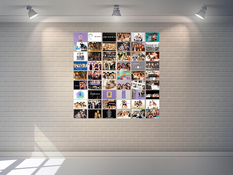 D2C Friends Poster Perfect Elevate Your Space with 54Pc 4x6 Inch Cardstock Prints Create the Photo Display with Our Collage Print Kit for Stylish Wall Transformation - Image 4
