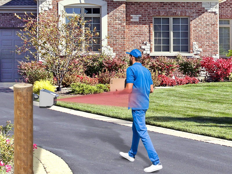 Htzsafe Solar Driveway Alarm System-1/4 Mile Long Transmission Range-Solar Powered No Need Replace Batteries- Outdoor Weatherproof Motion Sensor&Detector DIY Security Alert System - Image 3