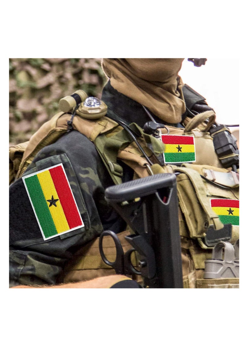 Generic Pack of 2pcs Embroidered Flag Patches - Perfect for Jackets - Backpackers - Travelers - Uniforms - Jeans and Hats - Tactical Embroidered Patches  - Image 5