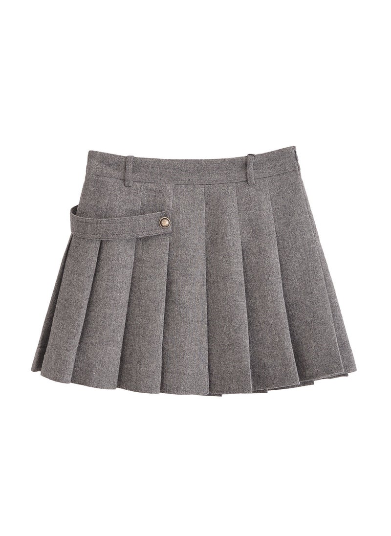 Generic - ZA Cross-Border Womens Tweed Style 2-Piece Set Double Row Button Wool-Blend Jacket Mini Dress 0034250 Mini Skirt Set Short skirt - Image 1