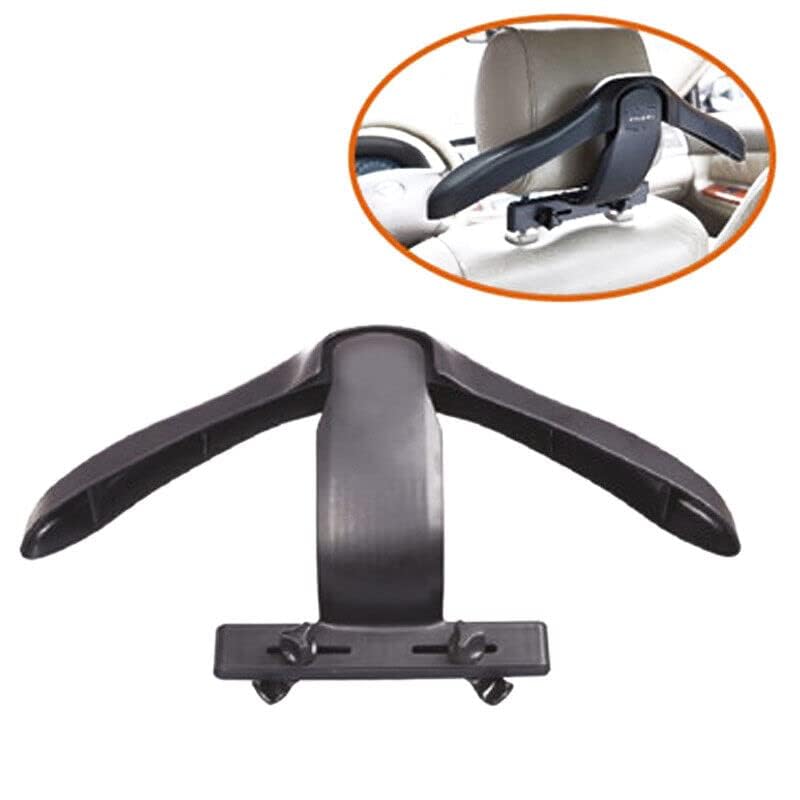 DHAVAL Kavid MultiFunction Detachable Car Coat Hanger for Headrest SpaceSaving WrinkleFree Clothes Hanger for Suits Jackets Shirts Dresses and Handbags Pack of 1  - Image 2