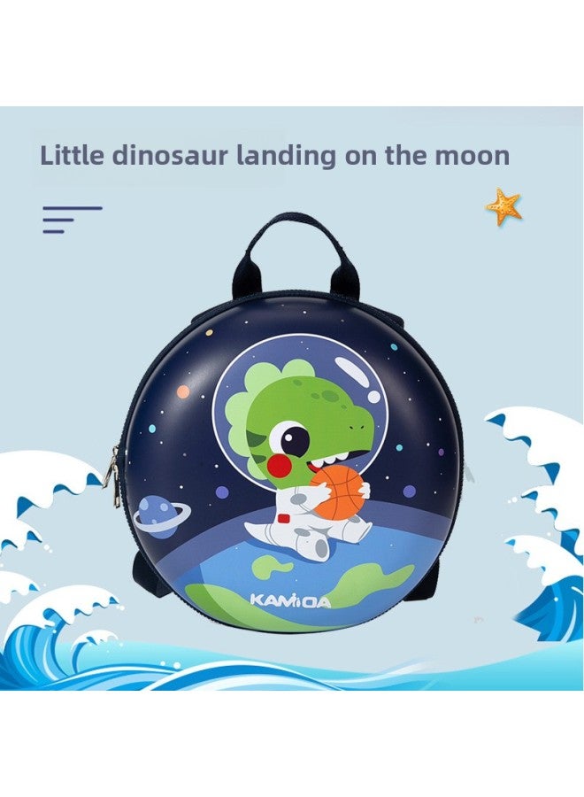 Children's Bag Girls Children's Shoulder Back 2-8 Years Old Boys And Girls Cute Cartoon Hard Shell Schoolbag Spot Logo Wholesale-Color:Cloud Donut Backpack-Pink - Image 4