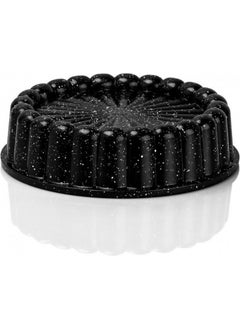 Laviss Granite Cast Iron Tart Mold Gray 26CM Sliced ​​Tart Pie Mold Gray  - Image 2