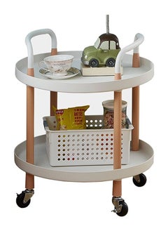 White-2 Tier Round
