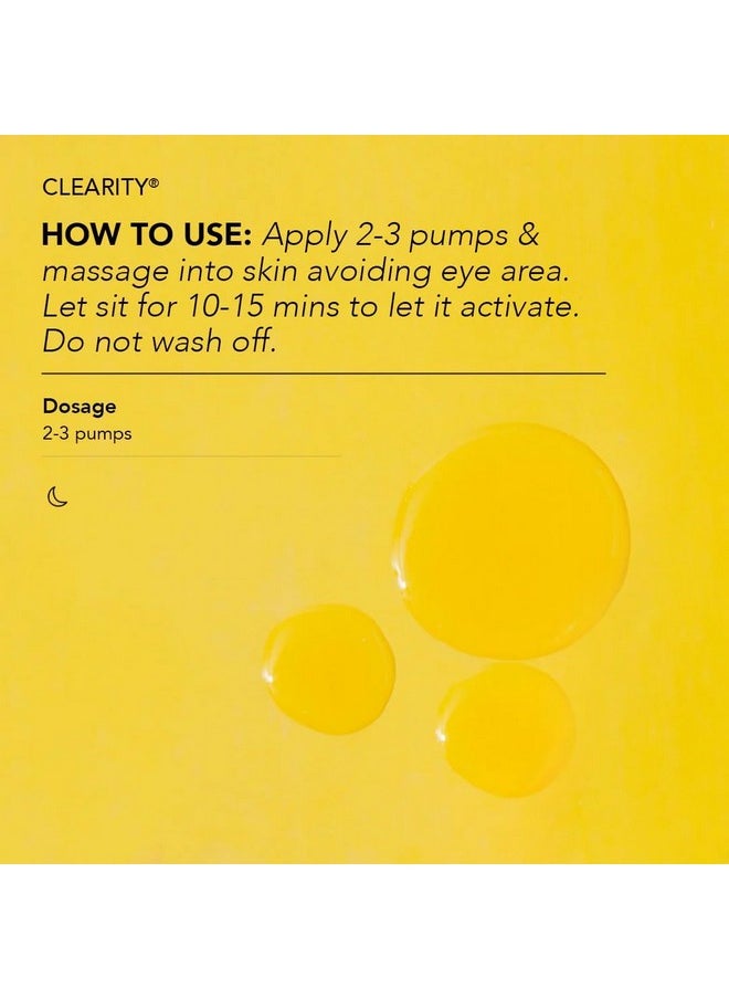 CLEARstem Clearity The Blackhead Dissolver Mandelic Acid Serum Vitamin C Turmeric Collagen Boost All Skin Types Facial Skin Care Products Vegan Gluten Free Cruelty Free 1 Fl Oz / 29Ml  - Image 3