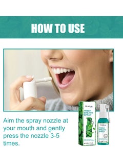 ORALHOE Fresh Breath Spray Bad Breath Treatment for Adults, Dry and Bad Mouth Smell Removing Spray, Easy to Carry and Handy Fresh Breath Serum  - Image 2