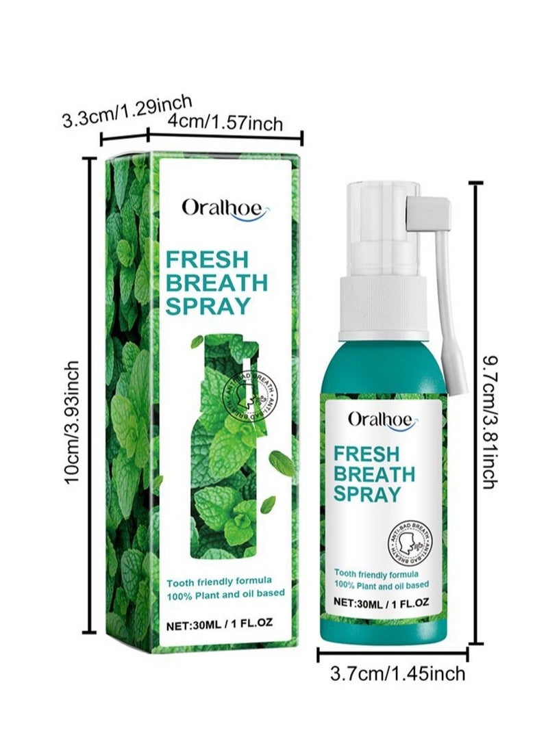 ORALHOE - Fresh Breath Spray Bad Breath Treatment for Adults, Dry and Bad Mouth Smell Removing Spray, Easy to Carry and Handy Fresh Breath Serum - Image 1