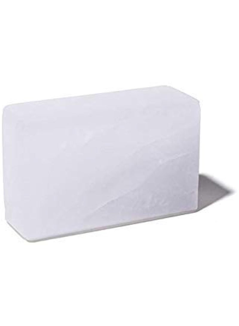 مملكة الإكسسوارات قطعة كاملة من الشبة، 100 غرام لكل قطعة، فيتكاري أبيض، فيتكاري، أحجار الشبة الطبيعية (عبوة من قطعة واحدة) - Image 1