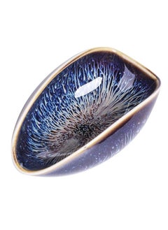 Generic Ceramic Tea and Coffee Bean Weighing Tray Blue 11.2*6.6*4.5cm  - Image 1