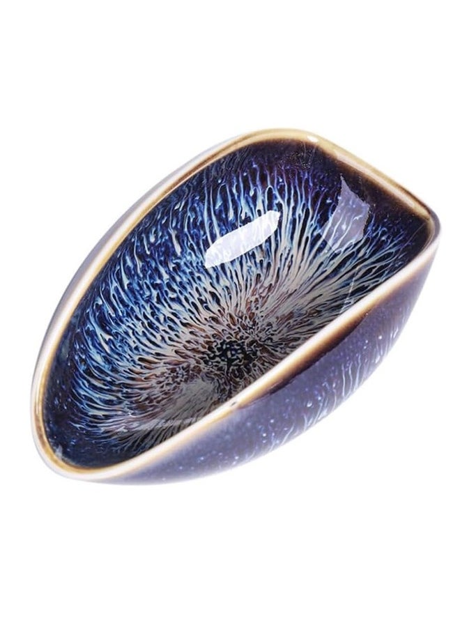 Generic Ceramic Tea and Coffee Bean Weighing Tray Blue 11.2*6.6*4.5cm  - Image 1