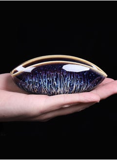 Generic Ceramic Tea and Coffee Bean Weighing Tray Blue 11.2*6.6*4.5cm  - Image 4