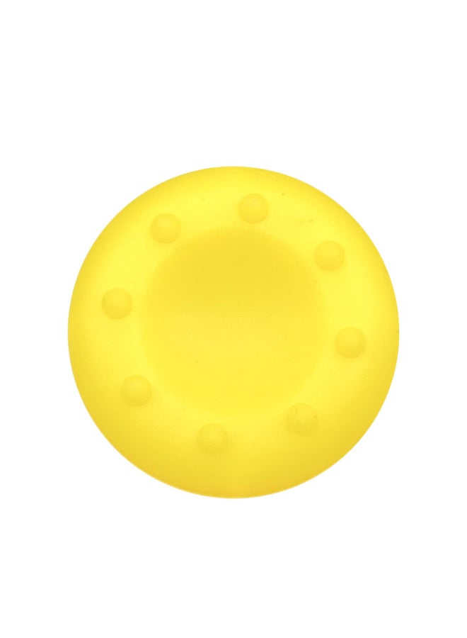 general Xbox360 Key Cap P5 P4 8-point Joystick Cap Xbox Game Controller Silicone Digital Computer/game Console Protective Case-Product Color:Yellow - Image 1