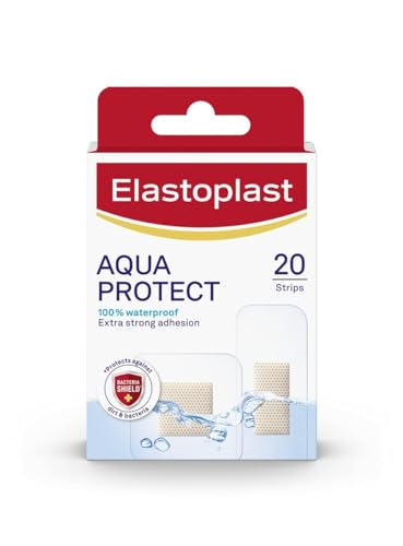 Elastoplast Aqua Protect Plasters 100% Waterproof (20), Waterproof Plasters Ideal for Washing, Showering, Bathing and Swimming Plasters Waterproof - Image 2