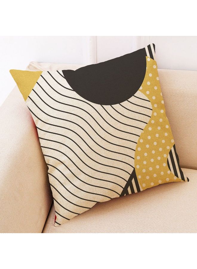 NIBEMINENT Simple Creative Modern Pattern Pillow Cushion Cover Multicolour