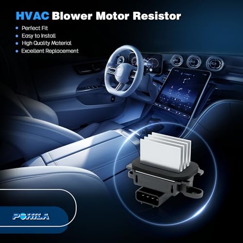 POHILA HVAC Blower Motor Fan Resistor Compatible with 2009-2014 Ford F150,Expedition,Mustang Flex Taurus Escape Mercury Lincoln MKS MKT Navigator Replaces 9L3Z-19E624-B,9L34-19E624-AC YH-1829 BL3Z-19E624-A - Image 2