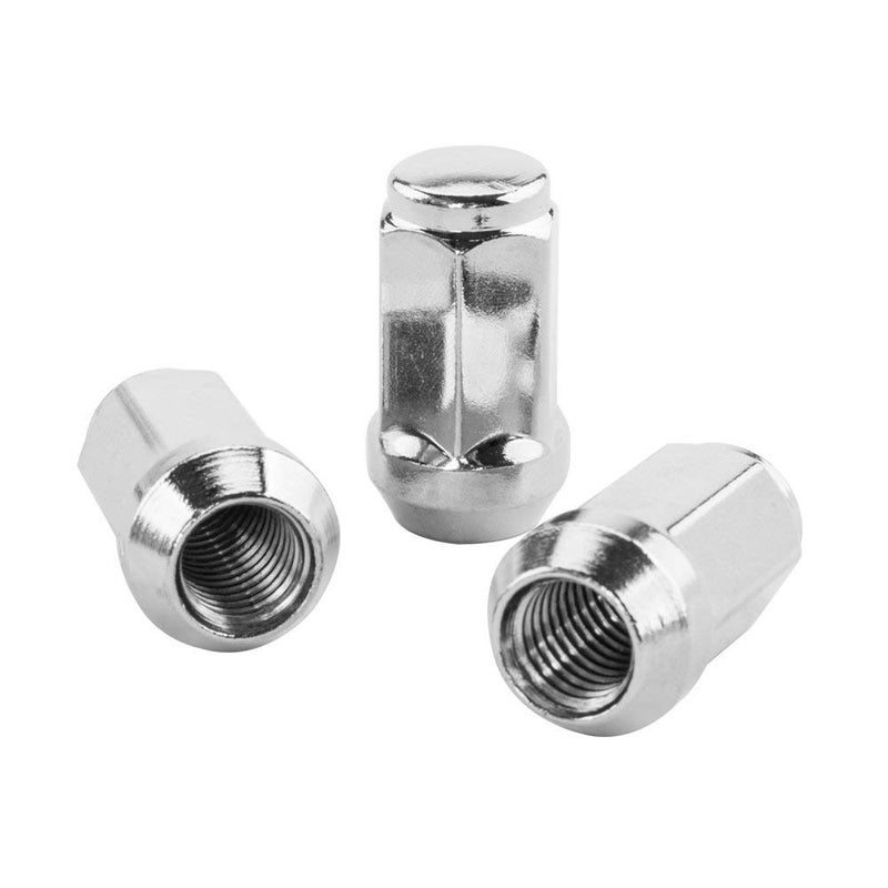 Partschoice 24PCS 14 x 2 Chrome Wheel Lug Nuts - Cone Seat - 19mm Hex for Ford Expedition F-150 & Lincoln Navigator - Image 3