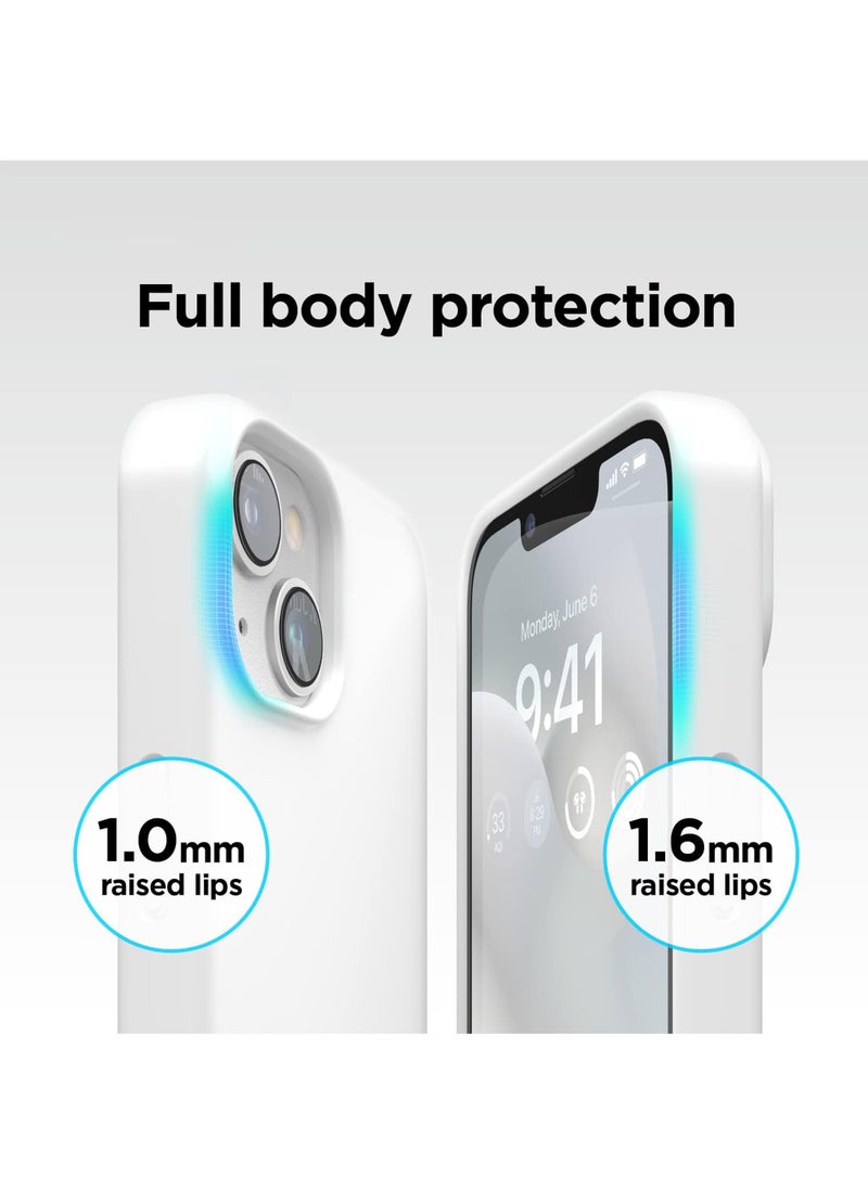 Rock Pow Compatible with iPhone 15 Case Liquid Silicone Case Full Body Protective Cover Shockproof Slim Phone Case Anti-Scratch Soft Microfiber Lining 6.1 inch  - Image 5