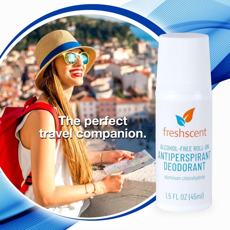 Freshscent Alcohol-Free Roll-On Antiperspirant Deodorant, 1.5 oz, Pack of 96 - Image 5