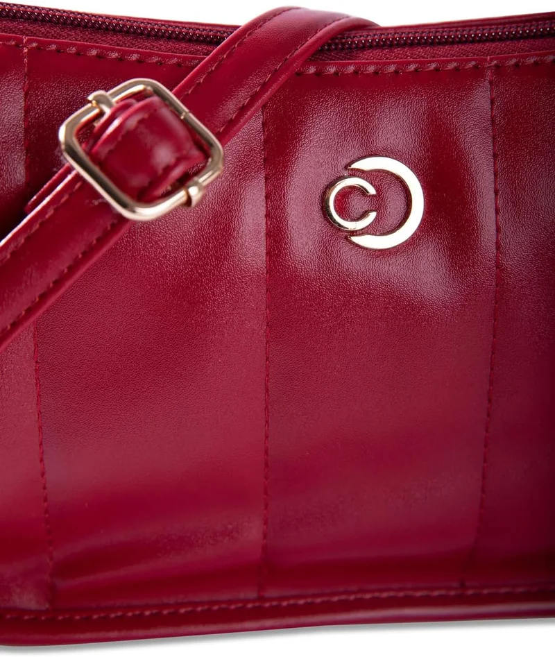 كابريس POPPY CROSSBODY SMALL BORDEAUX