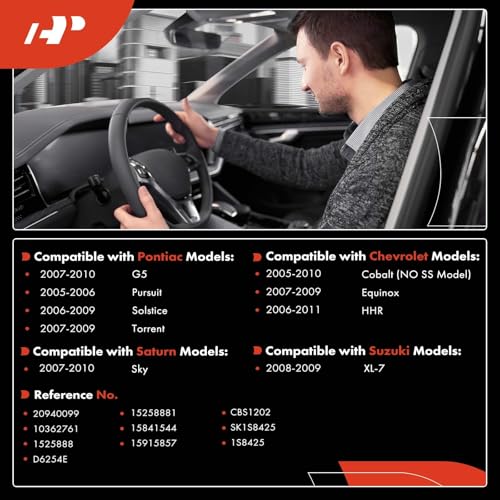 A-Premium Turn Signal Switch Assembly, Headlight Dimmer Blinker Multifunction Switch, Fit for 2005-2010 - Chevy Pontiac - Cobalt, Equinox, HHR, G5, Pursuit, Torrent, XL-7, # 20940099 15915857 - Image 2