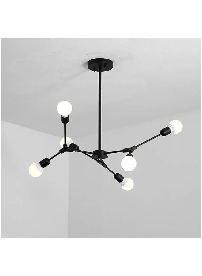 Spedo chandelier - 6 branches - Black