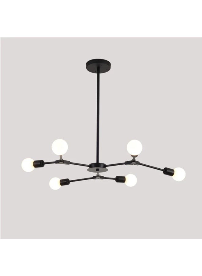 Spedo chandelier - 6 branches - Black