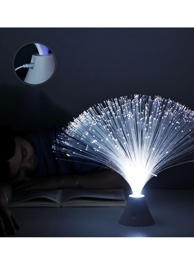 Creative Fantasy Starry Sky Fiber Optic Light USB Luminous Starry Night Light Bedroom Led Girl Decorative Desk Table Lamp - Image 2