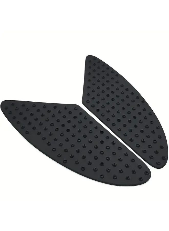 Three Piece Motorcycle Gas Tank Protectors Silicone Durable Vibrant Fishbone Stickers - Image 4