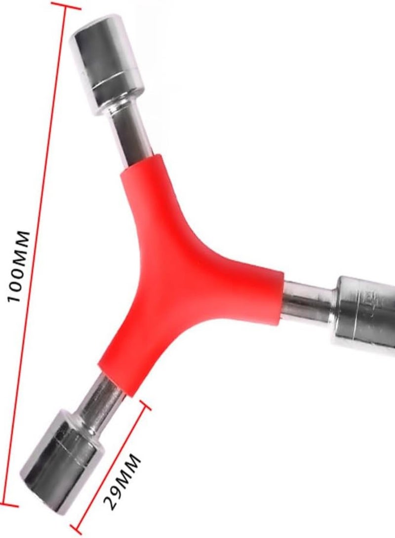 GGOOT 2Pcs Y Shape 3 Way Bike Hex Wrench Hex Socket Y-Type Inner Hexagon Spanner Y-Type Socket Wrench for Bicycle Cycling Repair Hardware Multitool Kit  - Image 2