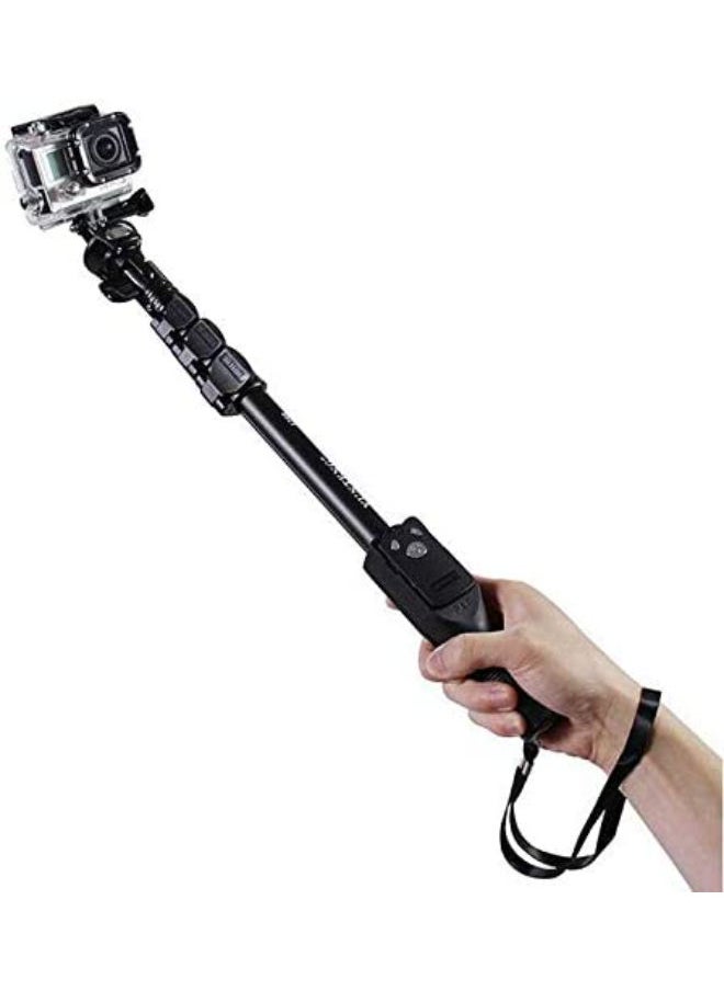 Yunteng Selfie Stick Extendable Handheld Monopod Phone Holder With Bluetooth Shutter for Camera iPhone Android GoPro  - Image 1