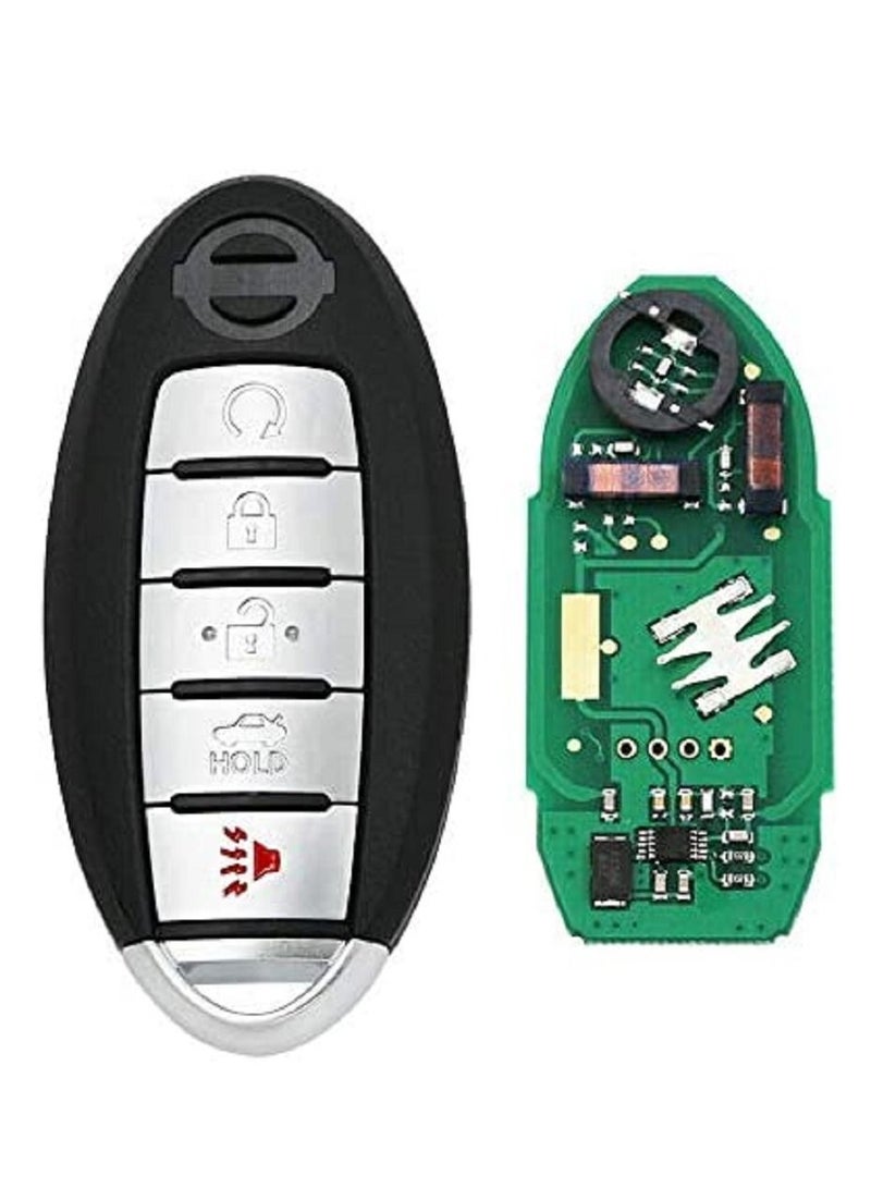 althiqahkey For Nissan Patrol Smart Remote Key 4+1 Button FSK 433MHz PCF7952LTT - Image 3
