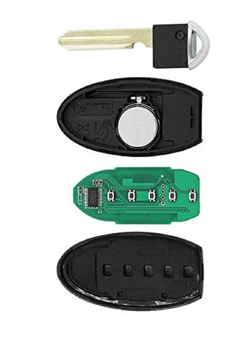 althiqahkey For Nissan Patrol Smart Remote Key 4+1 Button FSK 433MHz PCF7952LTT - Image 2