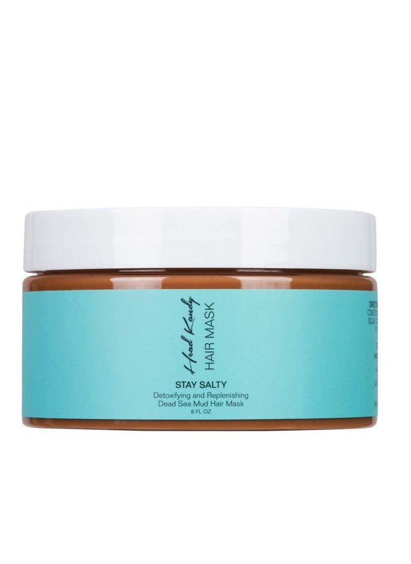Head Kandy Head Kandy Stay Salty Hair Mask (8 oz) - Mud Mask Formula - Helps Detoxify and Replenish - Keep your Hair Healthy and Shiny  - Image 1