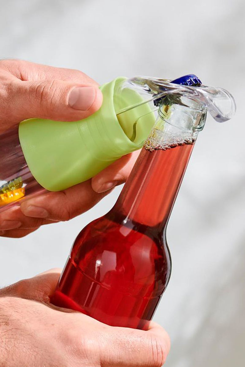 Tchibo Bottle Opener With Collecting Container, Green - Image 2