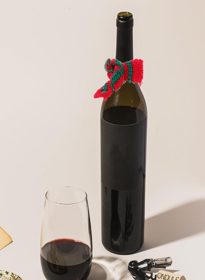 Besportble Mini Santa Scarves: 30pcs Mini Christmas Snowman Scarves for Crafts, Doll Clothes Wine Bottle Neckerchief Candy Covers and Xmas Tree Hanging Decorations - Image 4