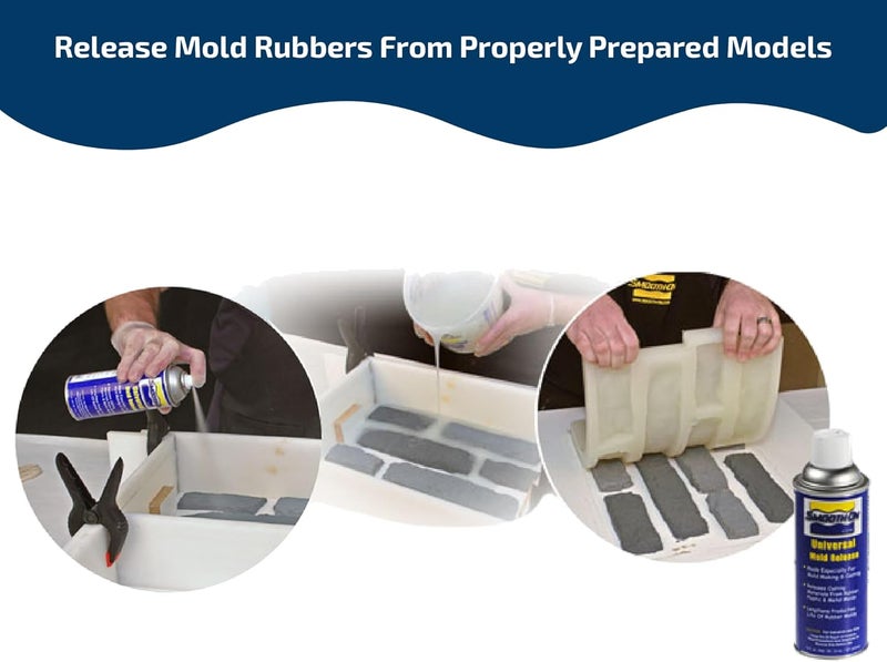 Smooth-On Universal Mold Release - 14 Fluid Ounce Aerosol Can - Image 2