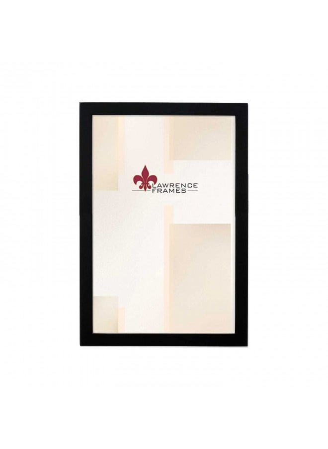 Lawrence Frames Lawrence Frames Black Wood Picture Frame, Gallery Collection, 8x12 