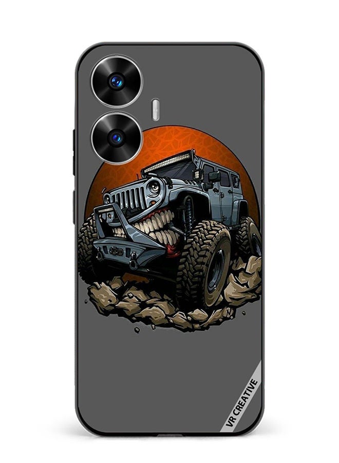 VR CREATIVE Protective Case Cover For Realme C55 Car Design Multicolour - Image 1