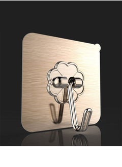 fashionhome Self-Adhesive Heavy Duty Wall Hooks Waterproof Ideal for Kitchen and Bathroom  - Image 1