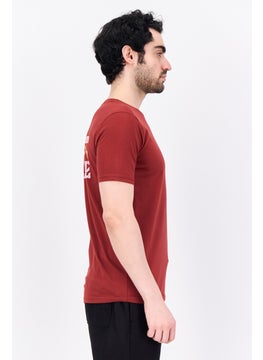 Avalanche Men Sportswear Fit Short Sleeves Outdoor T-shirt, Brown  - Image 2